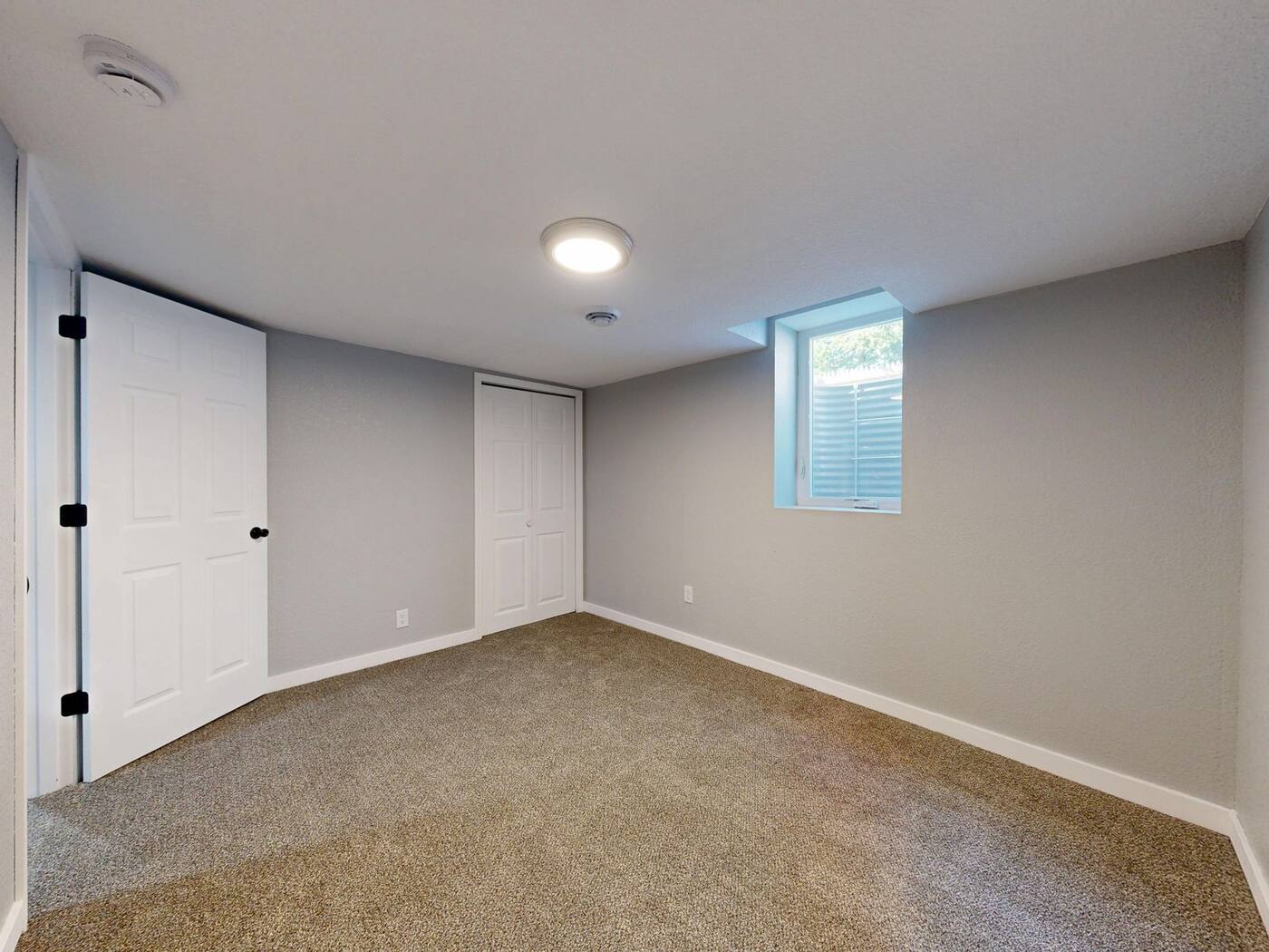 After: the remediated and rebuilt basement